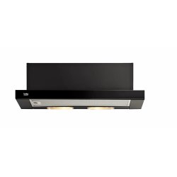 Beko CTB6250B cooker hood Semi built-in (pull out) Black 420 m³/h E