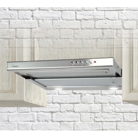 Akpo WK-7 Light 60 cooker hood Semi built-in (pull out) Stainless steel