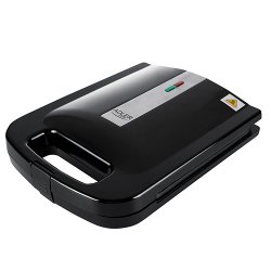 Adler AD 3055 sandwich maker 2000 W Black, Silver