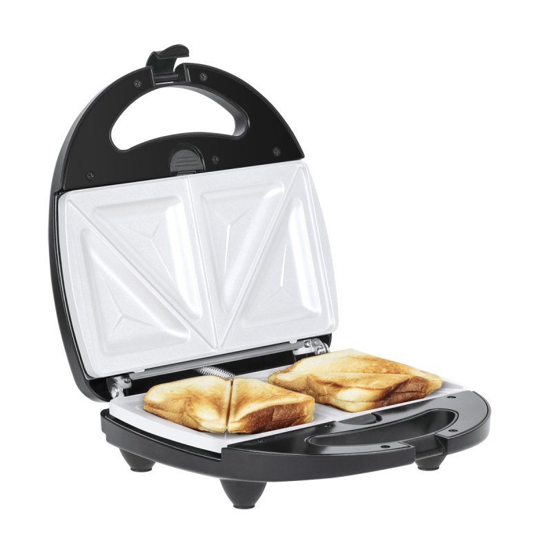 Teesa TSA3221 sandwich maker 800 W Black, Stainless steel