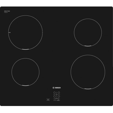 Bosch Serie 2 PUG611AA5E plaque Noir Comptoir 60 cm Plaque avec zone à induction 4 zone(s)