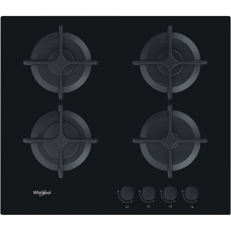 Whirlpool AKT 616/NB hob Black Built-in 60 cm Gas 4 zone(s)