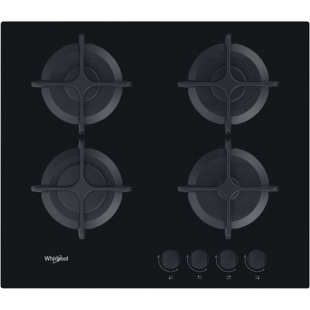 Whirlpool AKT 616/NB hob Black Built-in 60 cm Gas 4 zone(s)