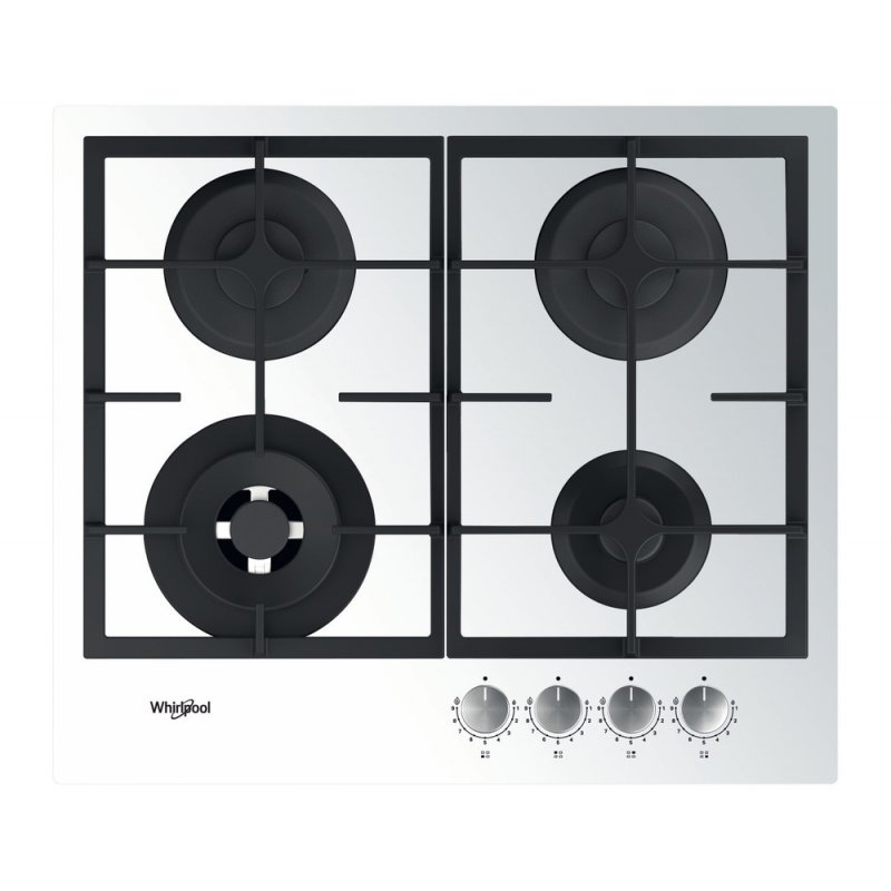 Whirlpool AKTL629/WH hob White Built-in 59 cm Gas 4 zone(s)
