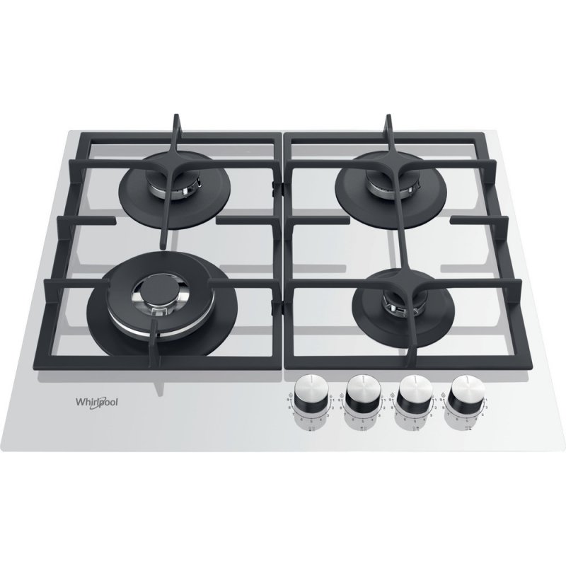 Whirlpool AKTL629/WH hob White Built-in 59 cm Gas 4 zone(s)