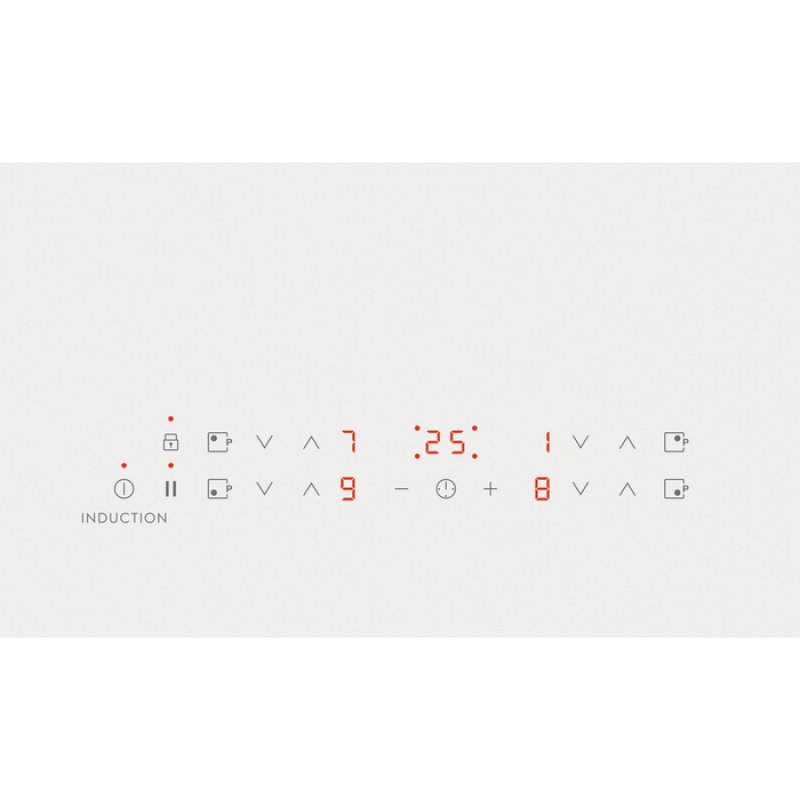 Electrolux LIR60430BW White Built-in 60 cm Zone induction hob 4 zone(s)