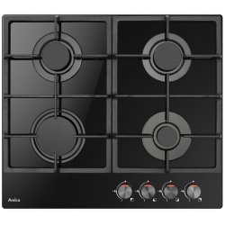 Amica PGCA6100APB plaque Noir Intégré 59 cm Gaz 4 zone(s)