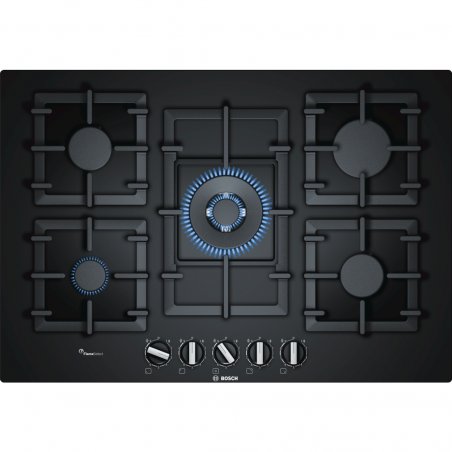 Bosch Serie 6 PPQ7A6B90 hob Black Built-in Gas 5 zone(s)