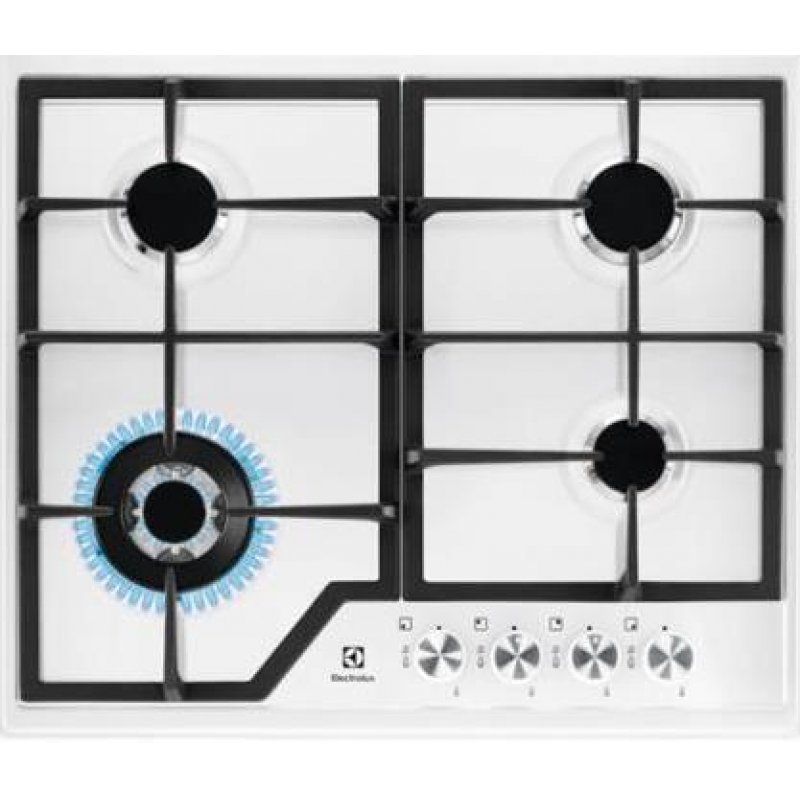 Electrolux EGS6436WW Blanc Intégré Gaz 4 zone(s)