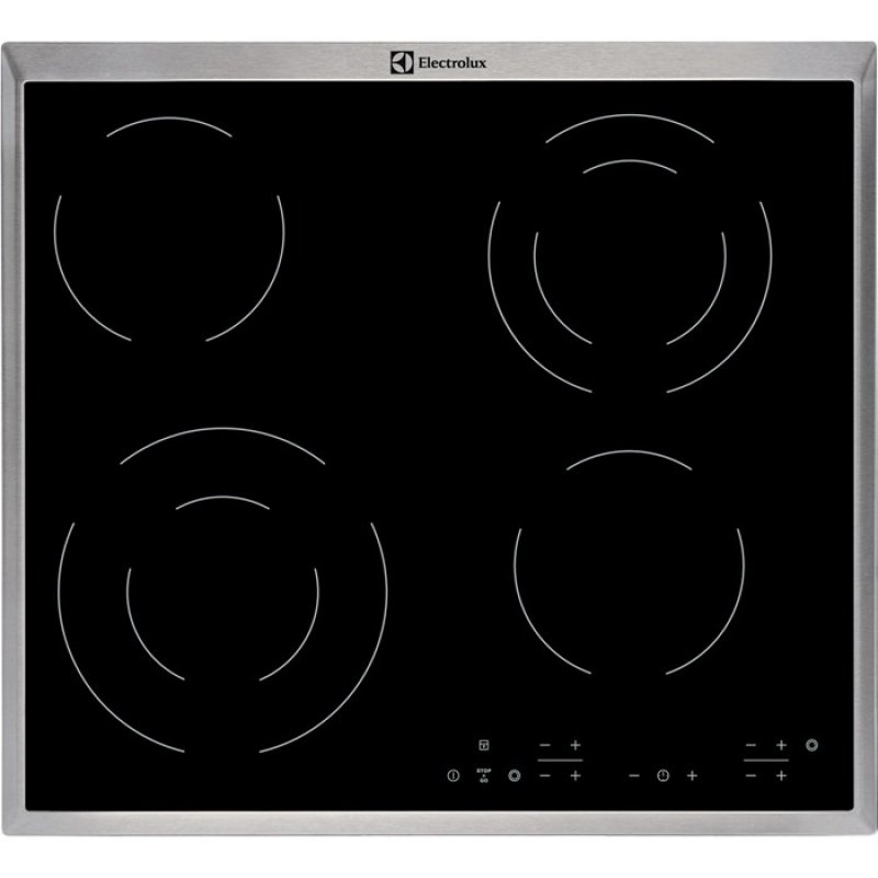 Electrolux EHF6342XOK plaque Noir Intégré Céramique 4 zone(s)