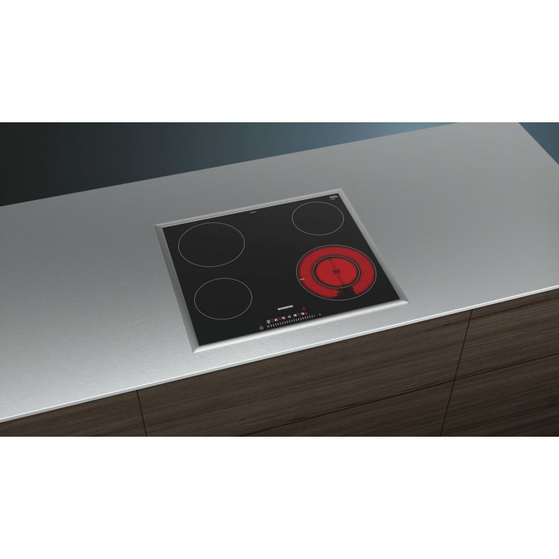 Siemens iQ300 ET645FFN1E hob Black Built-in 60 cm Ceramic 4 zone(s)