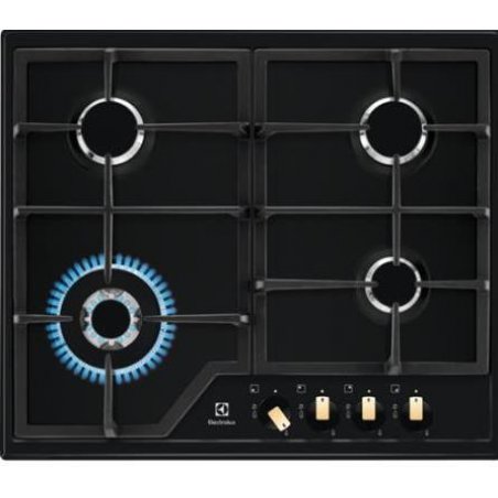 Electrolux EGS6436RK Noir Intégré Gaz 4 zone(s)