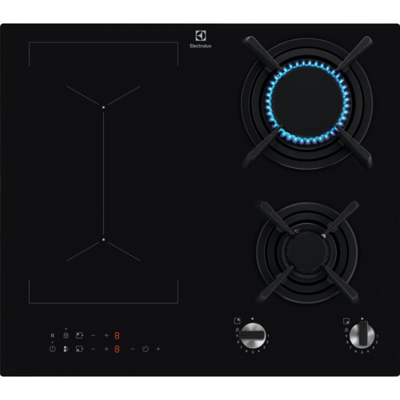 Electrolux KDI641723K plaque Noir Intégré 60 cm Combi 4 zone(s)