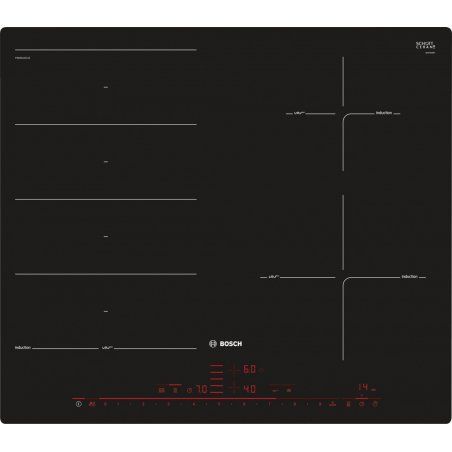 Bosch Serie 8 PXE601DC1E hob Black Built-in Zone induction hob 4 zone(s)