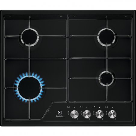 Electrolux EGS6424K Noir Intégré 60 cm Gaz 4 zone(s)