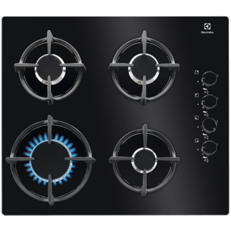 Electrolux EGG6407K Noir Intégré 59 cm Gaz 4 zone(s)
