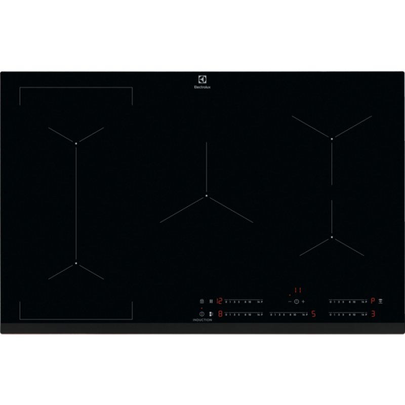 Electrolux EIV835 Black Built-in 80 cm Zone induction hob 5 zone(s)
