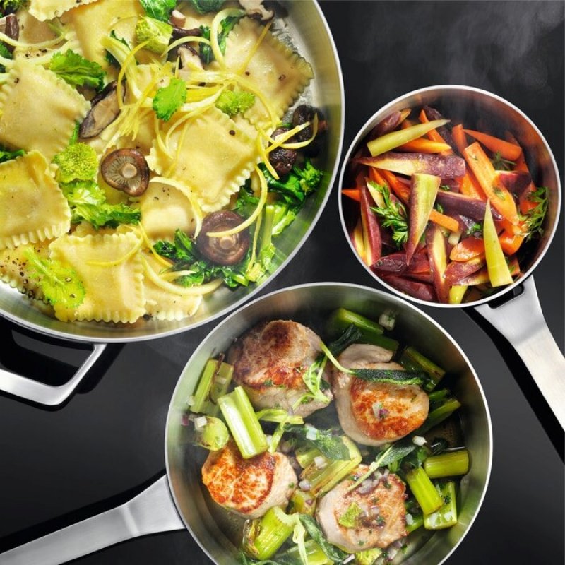 Electrolux EIV835 Noir Intégré 80 cm Plaque avec zone à induction 5 zone(s)