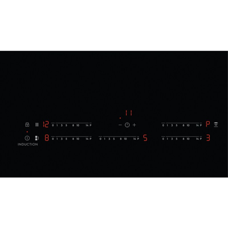 Electrolux EIV835 Black Built-in 80 cm Zone induction hob 5 zone(s)