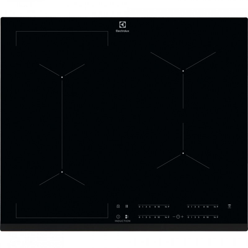 Electrolux EIV634 Noir Intégré 60 cm Plaque avec zone à induction 4 zone(s)
