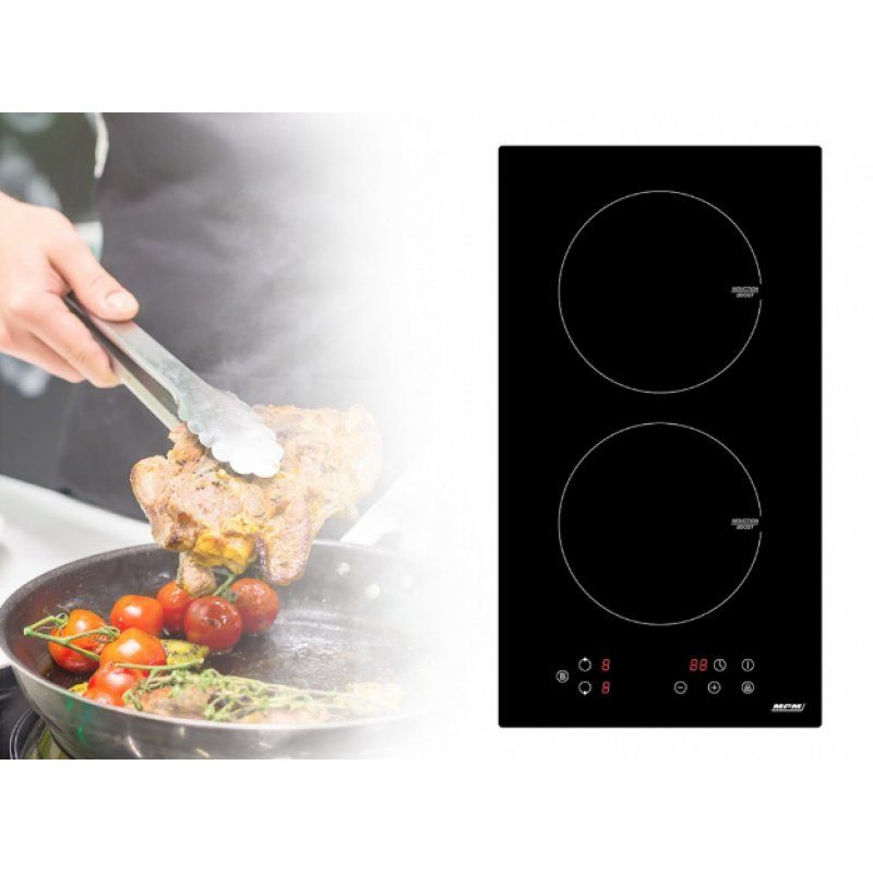 MPM 30-IM-06 Black Built-in 52 cm Zone induction hob 2 zone(s)