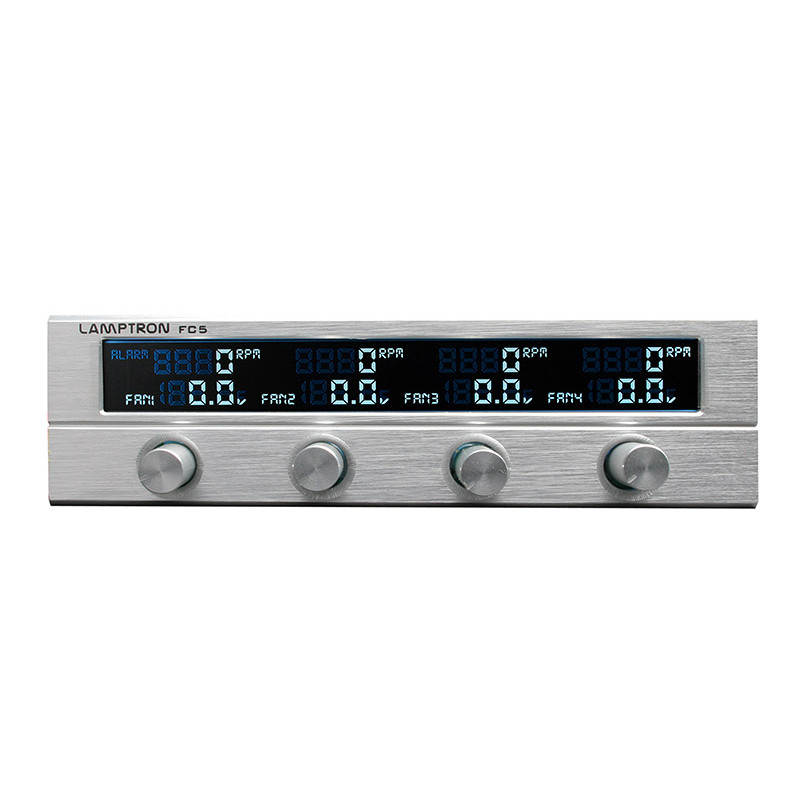Lamptron compatible FC5 V2 Lüftersteuerung 5,25 Zoll - silber