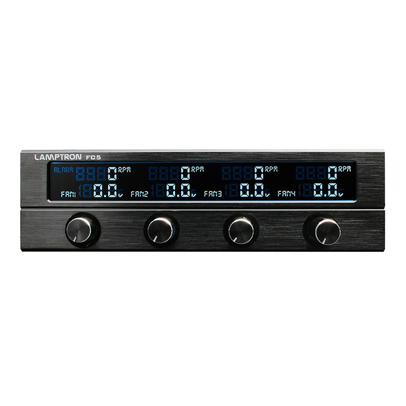 Lamptron compatible FC5 V2 Luftersteuerung 5,25 Zoll - noir