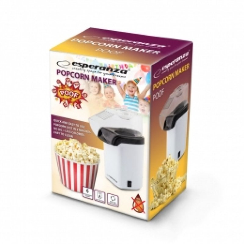 Esperanza EKP005W popcorn popper Black White 0.27 L 1200 W