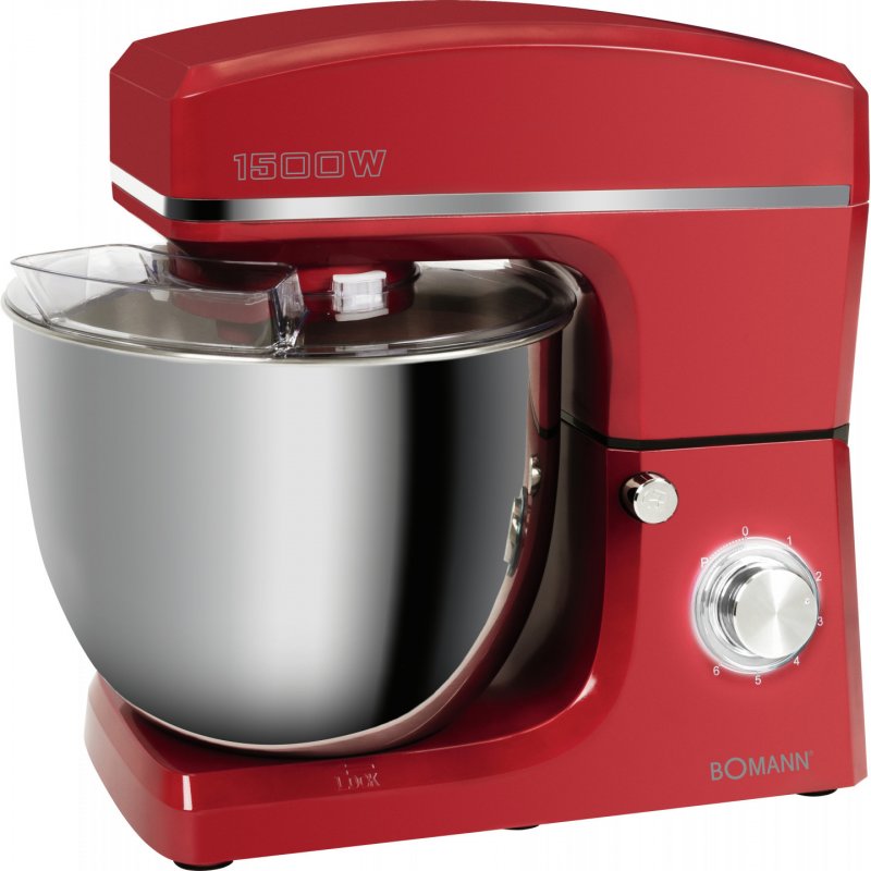 Bomann KM 6036 CB robot de cuisine 1500 W 10 L Rouge
