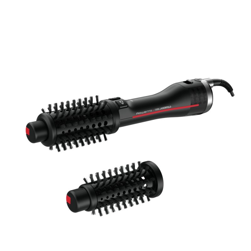 Rowenta K/Pro Stylist CF961LF0 hair styling tool Hot air brush Steam Black Red 750 W 1.8 m
