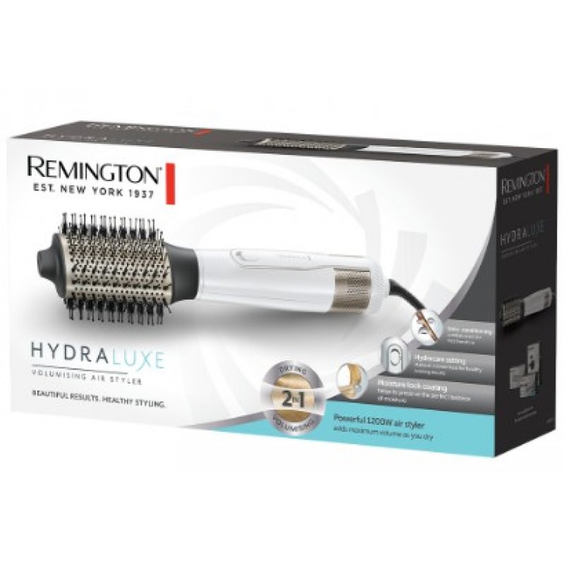 Remington AS8901 hair styling tool Hot air brush Warm Black Rose gold White 1200 W