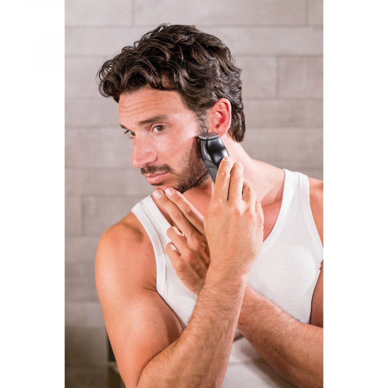 Wahl 09888-1316 beard trimmer AC/Battery 12 2.5 cm Black Stainless steel