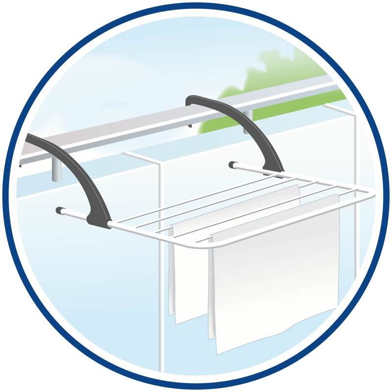 Vileda 157334 Attachable rack Black, White