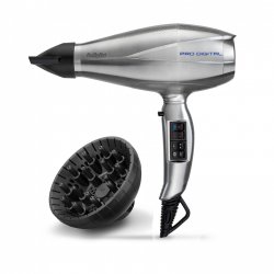 BaByliss Pro Digital Grey Silver 2200 W