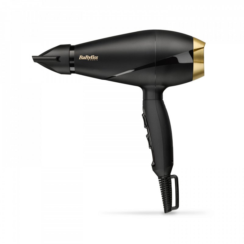BaByliss 6704E sèche-cheveux 2000 W Noir, Or
