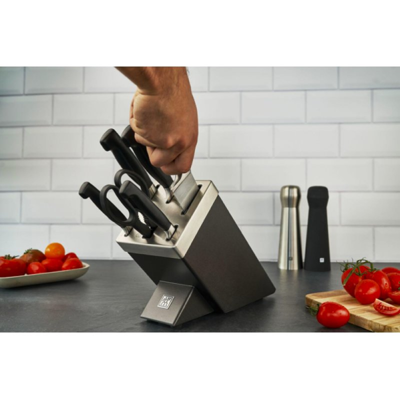 ZWILLING FOUR STAR 35145-007-0 kitchen knife/cutlery block set 7 pc(s) Black