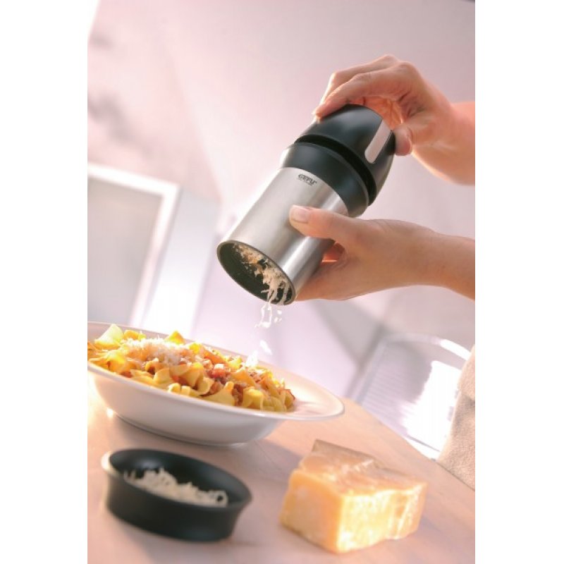 GEFU 34680 manual grater/spiralizer Black, Stainless steel