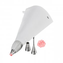 GEFU 14330 poche à pâtisserie Coton, Plastique, Acier inoxydable