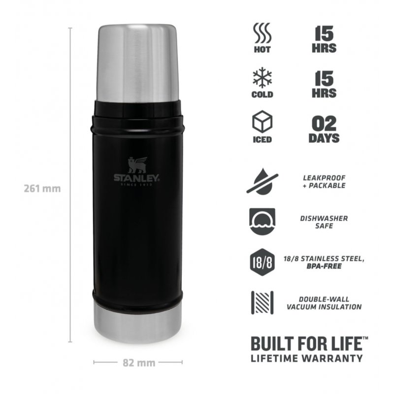 Stanley 10-01228-073 vacuum flask 0.47 L Black