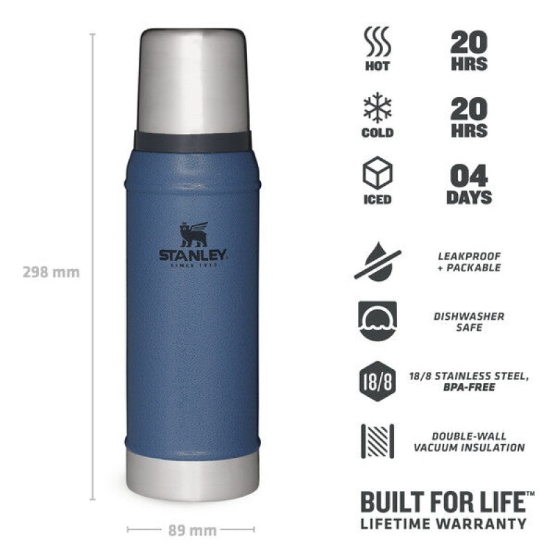 Stanley Classic Daily usage 0.75 ml Stainless steel Blue