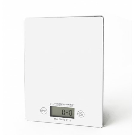 Esperanza EKS002W escabeaux de cuisine Blanc Comptoir Rectangle Balance de ménage électronique