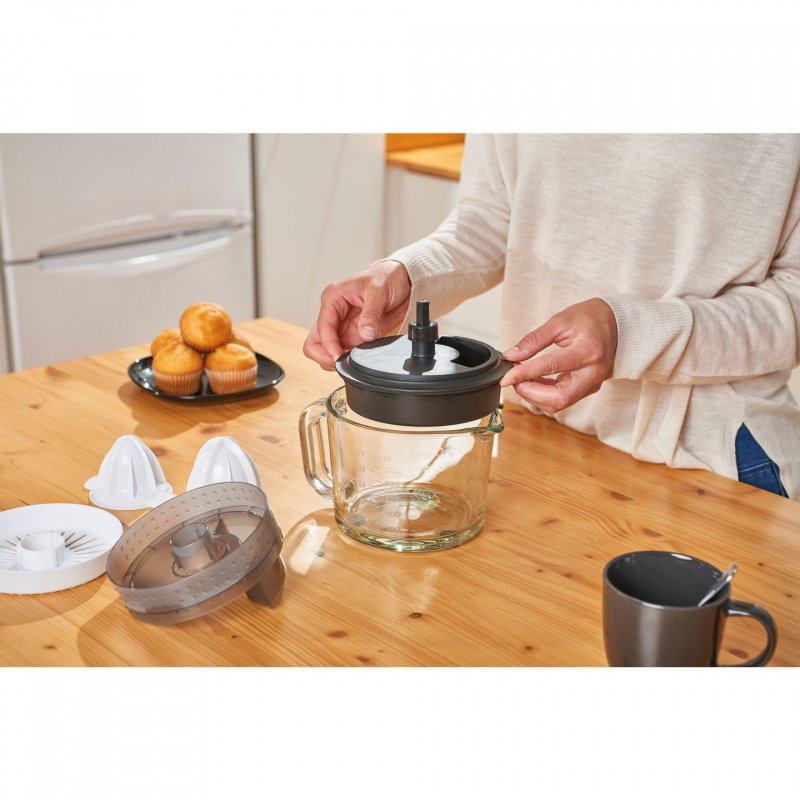 Black & Decker BXCJ30E juice maker 30 W Black, Transparent