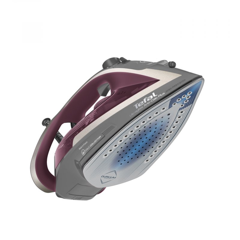 Tefal Ultragliss Anti-Calc Plus FV6840E0 iron Steam iron 2800 W Purple Silver