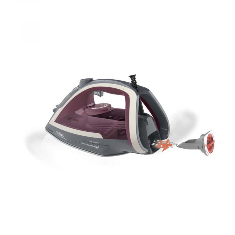 Tefal Ultragliss Anti-Calc Plus FV6840E0 iron Steam iron 2800 W Purple Silver