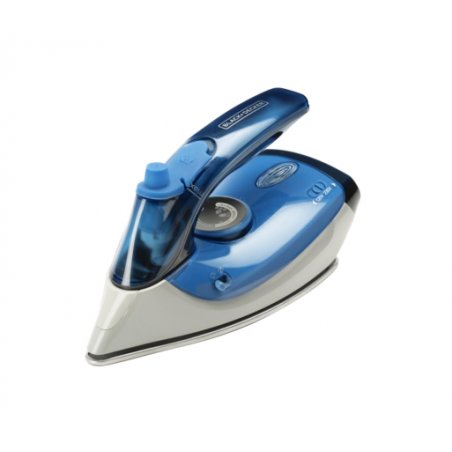 Black & Decker BXIR1000E iron Steam iron Stainless Steel soleplate 1000 W Blue, White