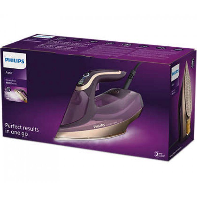 Philips DST8040/30 iron Steam iron SteamGlide Elite soleplate 3000 W Lilac