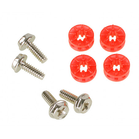 Lamptron compatible HDD Rubber Screws PRO - red