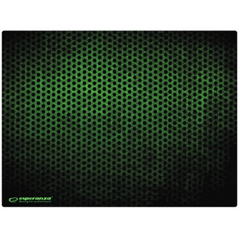 Esperanza EGP103G tapis de souris Tapis de souris de jeu Noir, Vert