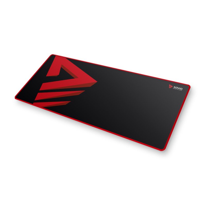 Savio Turbo Dynamic Tapis de souris de jeu Noir, Rouge