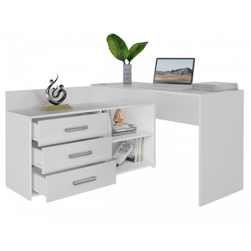 Topeshop DANY BIEL KPL computer desk White